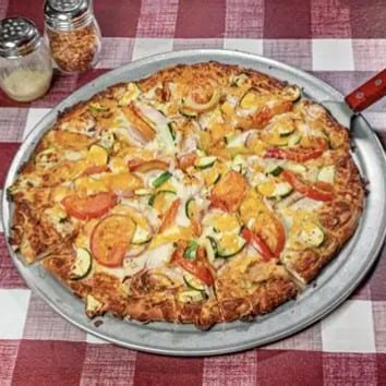 Pesto Chicken Express Pizza.